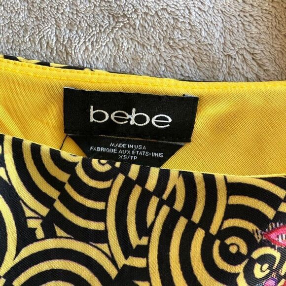 NWOT Bebe Paisley Deja Vu Dress - Picture 7 of 15